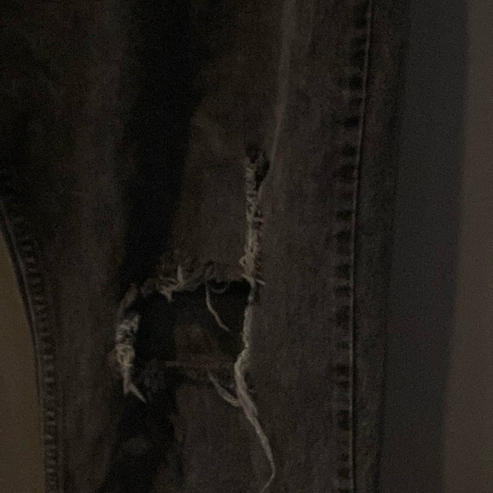 Tommy Jeans ripped knee black size 36 /32 great condition no flaws mens - Picture 5 of 9